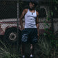 GRAFFITI GYM SHORT - (BLACK)