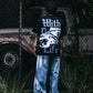 STACKED TEE - (BLACK)