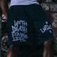 GRAFFITI GYM SHORT - (BLACK)