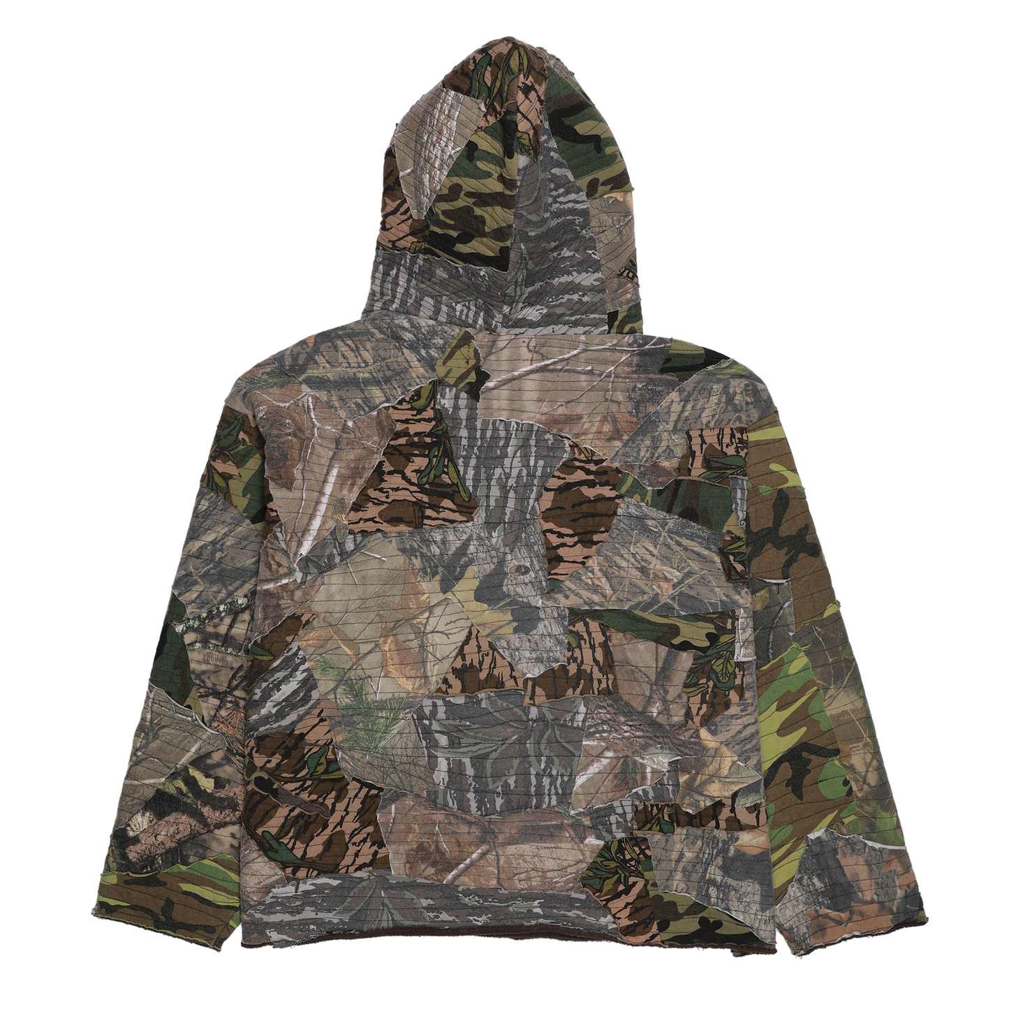 CAMO SCRAP HOODIE