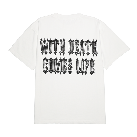 CHROME TEE - (WHITE)