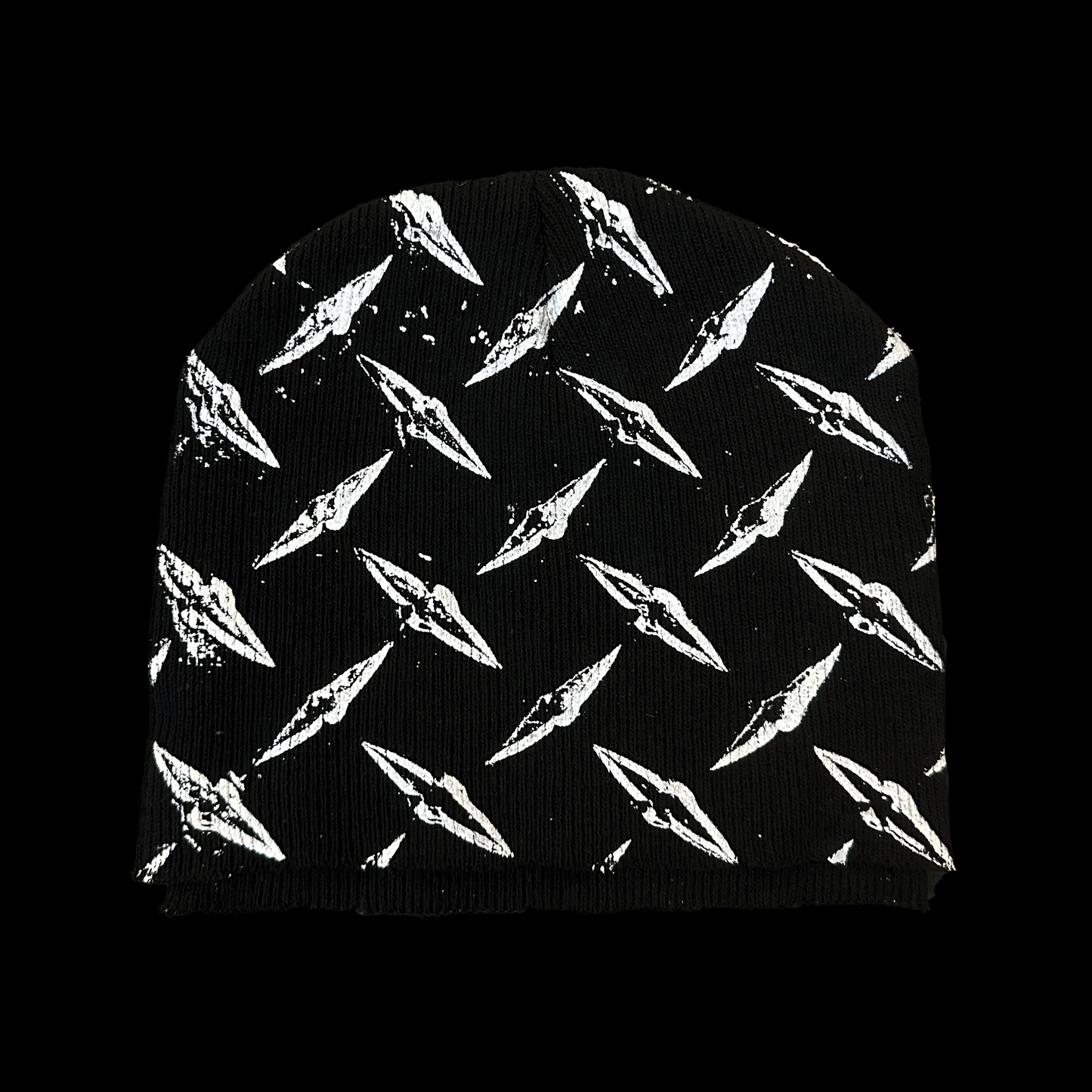 DIAMOND PLATED SKULLY (WHITE)