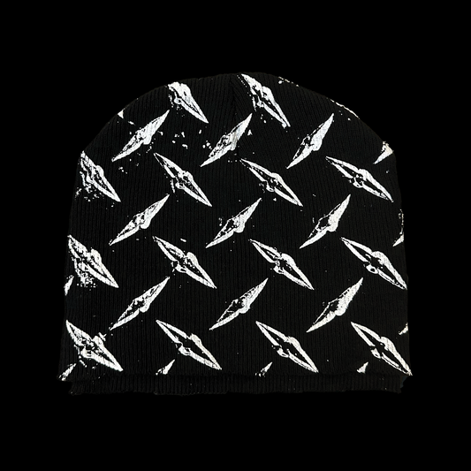 DIAMOND PLATED SKULLY (WHITE)