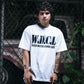 STACKED TEE - (WHITE)